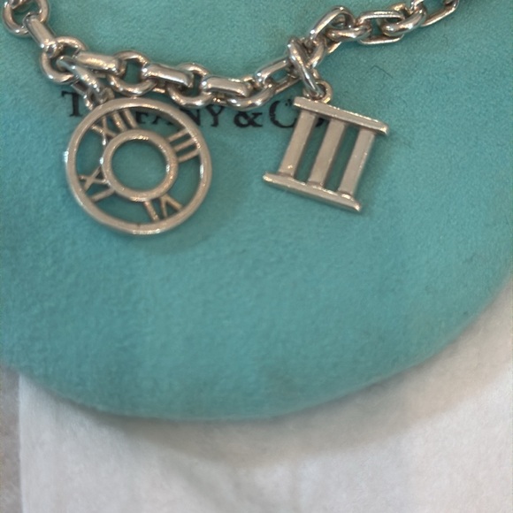 Tiffany & Co. Silver Roman Numeral Charm Bracelet - Picture 7 of 9